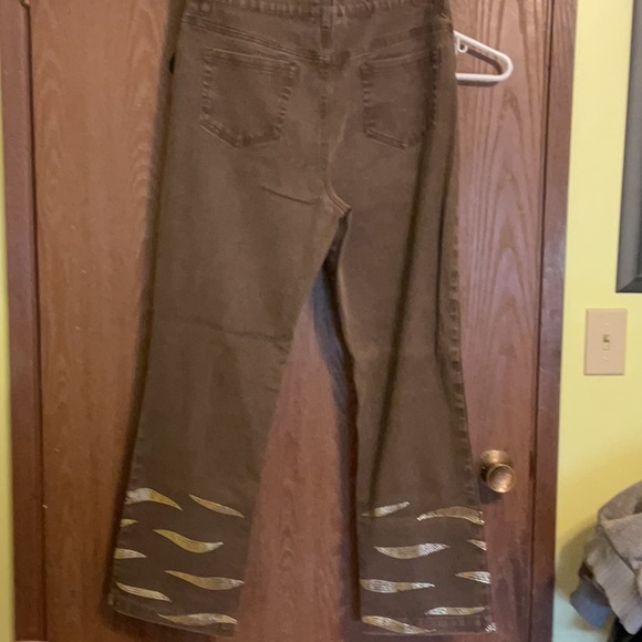 Ladies jeans by DG2 brown - Picture 5 of 5